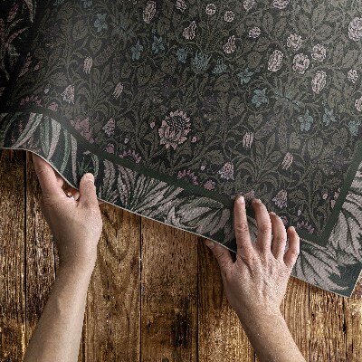 Műanyag szőnyeg William Morris virágos díszítés