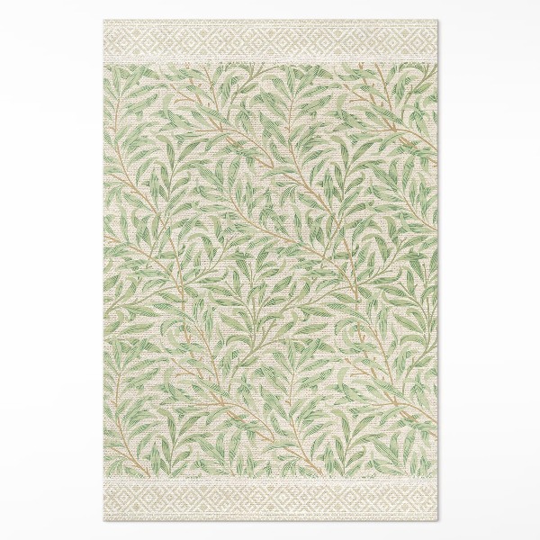 Mosható futószőnyeg William Morris vintage levélillusztrációja