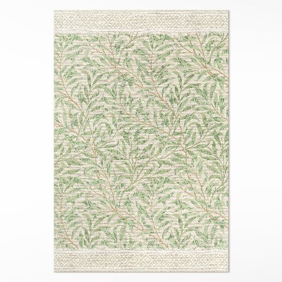 Mosható futószőnyeg William Morris vintage levélillusztrációja