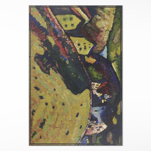 Vinil szőnyeg Murnaui házak - Wassily Kandinsky