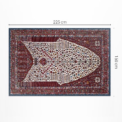 Vinil szőnyeg Ornamentális mintás minta részletekkel