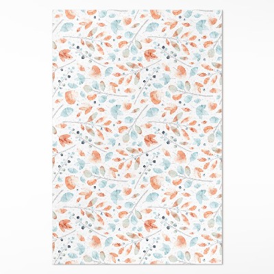 Pvc szőnyeg Vízfesték boho gallyak és levelek