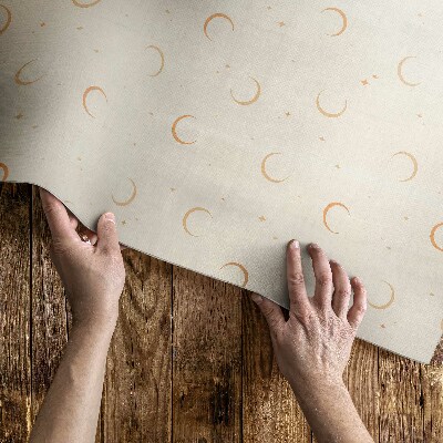 Mosható futószőnyeg Apró holdak és csillagok boho univerzum