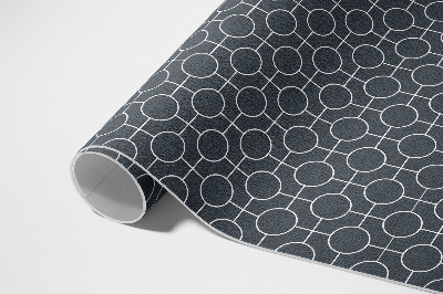 Műanyag szőnyeg Körök geometriai szabályos minta