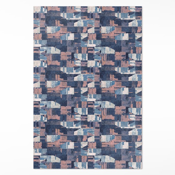 Pvc futószőnyeg Absztrakt mozaik vintage retro stílusban