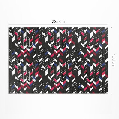 Poliészter futószőnyeg Modern design divatos geometriai minta