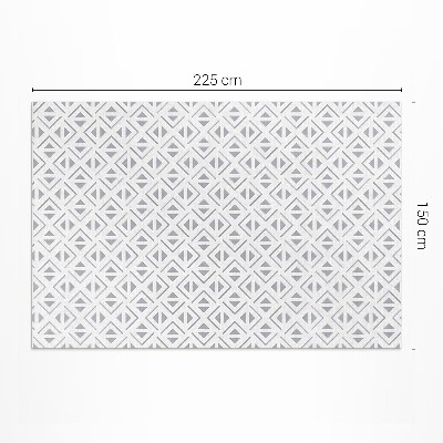 Mosható futószőnyeg Geometrikus minta minimalista