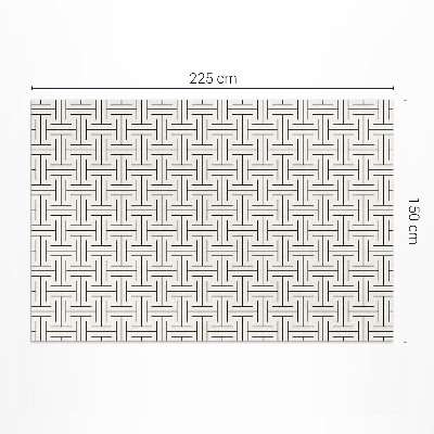Pvc szőnyeg Szabályos vonalak minimalista labirintus