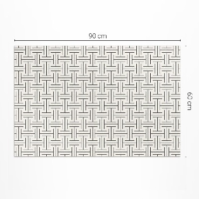 Pvc szőnyeg Szabályos vonalak minimalista labirintus