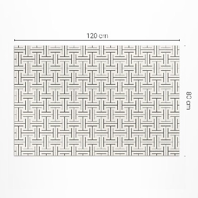 Pvc szőnyeg Szabályos vonalak minimalista labirintus