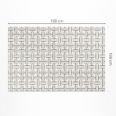 Pvc szőnyeg Szabályos vonalak minimalista labirintus