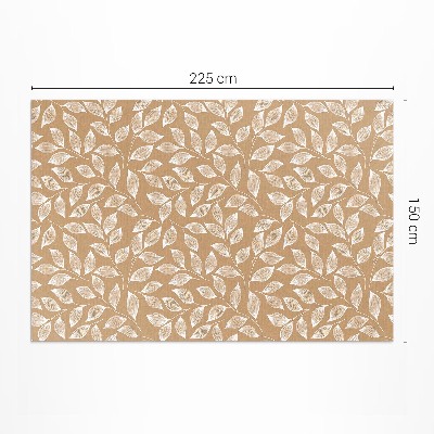 Pvc szőnyeg Boho lineáris gallyak levelekkel
