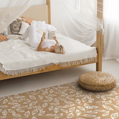 Pvc szőnyeg Boho lineáris gallyak levelekkel