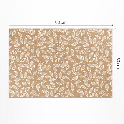 Pvc szőnyeg Boho lineáris gallyak levelekkel