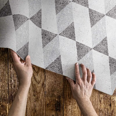 Vinil szőnyeg Geometrikus kő csempe