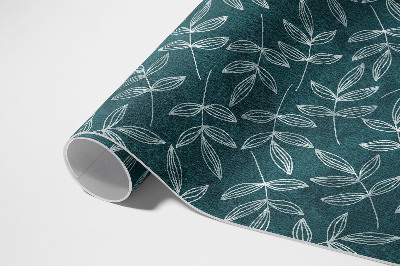 Műanyag szőnyeg Minimalista gallyak boho levelekkel