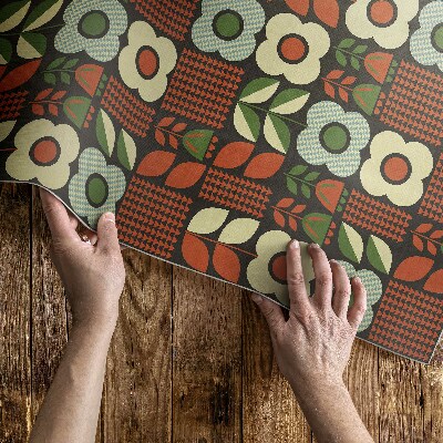 Vinil szőnyeg Folklór virág illusztráció