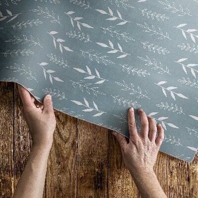 Pvc futószőnyeg Minimalista illusztráció gallyakkal és levelekkel