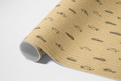 Pvc futószőnyeg Régi retro vintage autók