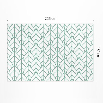 Vinil szőnyeg Lineáris levelek minimalista minta