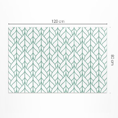 Vinil szőnyeg Lineáris levelek minimalista minta