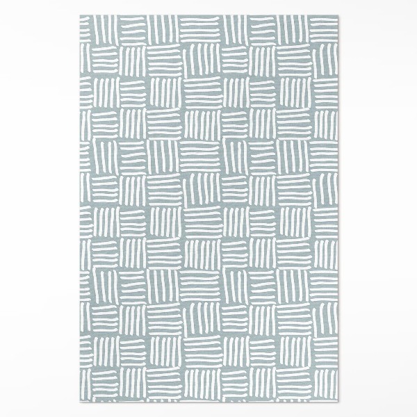 Műanyag szőnyeg Boho kötött minimalista minta