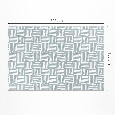 Műanyag szőnyeg Boho kötött minimalista minta