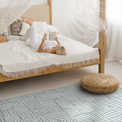 Műanyag szőnyeg Boho kötött minimalista minta