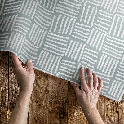 Műanyag szőnyeg Boho kötött minimalista minta