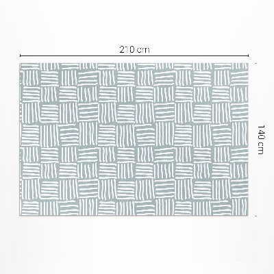 Műanyag szőnyeg Boho kötött minimalista minta