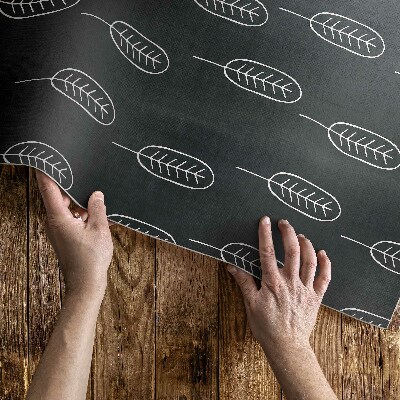 Poliészter futószőnyeg Minimalista boho levelek