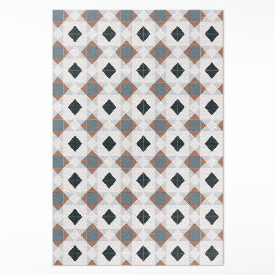 Pvc futószőnyeg Geometrikus mozaik gyönyörű csempe