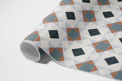 Pvc futószőnyeg Geometrikus mozaik gyönyörű csempe