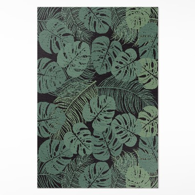 Műanyag szőnyeg Illusztráció trópusi növény monstera