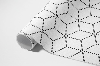 Pvc futószőnyeg kocka kocka 3D modern pöttyök