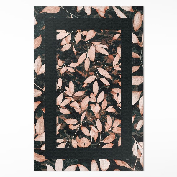 Pvc szőnyeg Növény motívum őszi levelek boho retro
