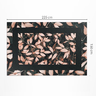 Pvc szőnyeg Növény motívum őszi levelek boho retro