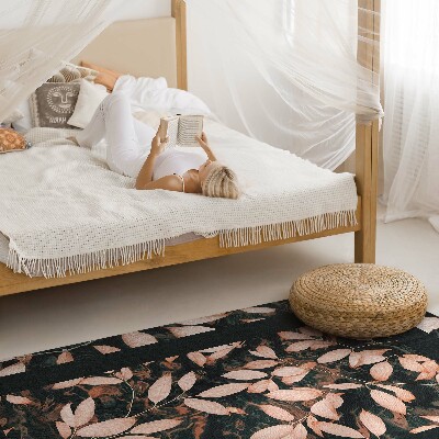 Pvc szőnyeg Növény motívum őszi levelek boho retro