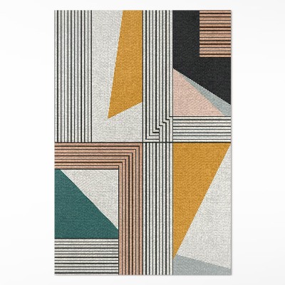 Pvc futószőnyeg Geometrikus lineáris absztrakció Bauhaus