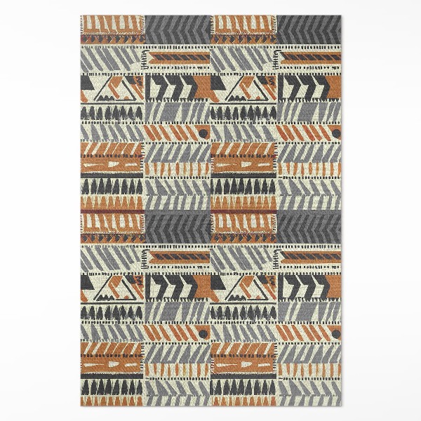 Pvc szőnyeg Boho lineáris absztrakció indiai stílusban