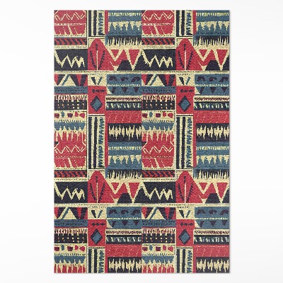 Vinil szőnyeg Mintás indiai absztrakt boho kompozíció