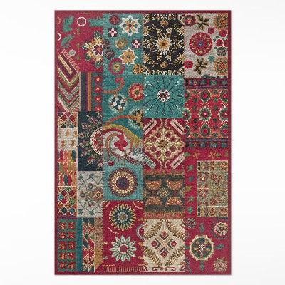 Pvc futószőnyeg Színes patchwork minta perzsa stílusban