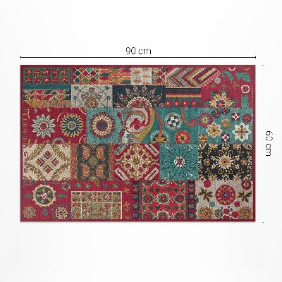 Pvc futószőnyeg Színes patchwork minta perzsa stílusban