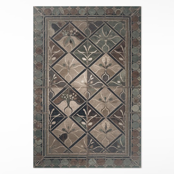 Vinil szőnyeg Elegáns geometria vintage csempéken