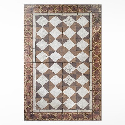 Pvc futószőnyeg Art deco stílusú csempe
