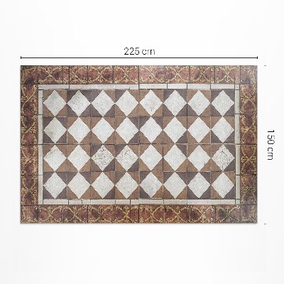Pvc futószőnyeg Art deco stílusú csempe