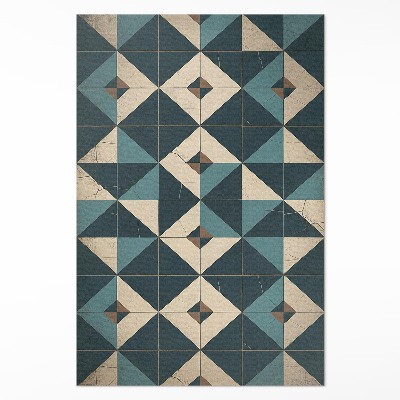 Pvc szőnyeg Art deco csempék geometrikus ábrákkal