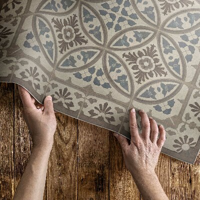 Mosható futószőnyeg Boho geometriai kompozíció