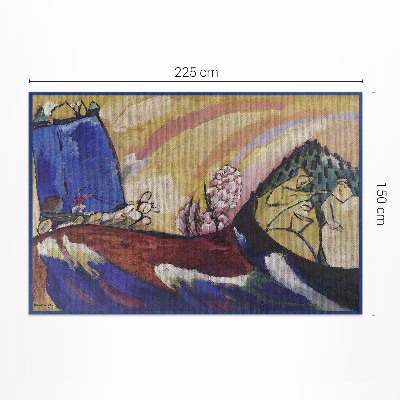 Pvc futószőnyeg Wassily Kandinsky Absztrakt Triója