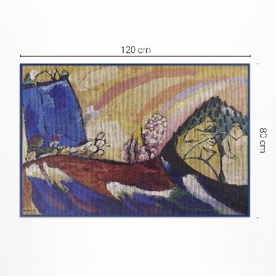 Pvc futószőnyeg Wassily Kandinsky Absztrakt Triója